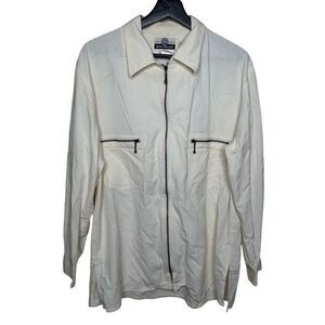 Vintage Bleu Willi’s Zipper Shirt Jacket Large